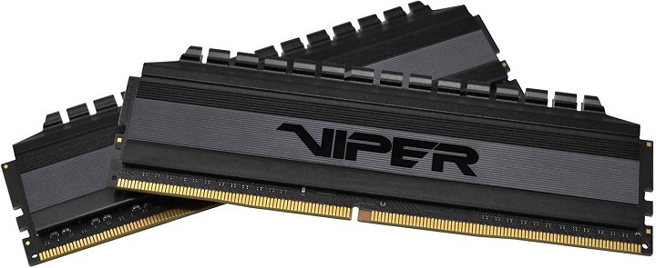 Patriot предлагает 64 ГБ (2x 32 ГБ) комплекты памяти Viper 4 Blackout DDR4-3000/3200/3600