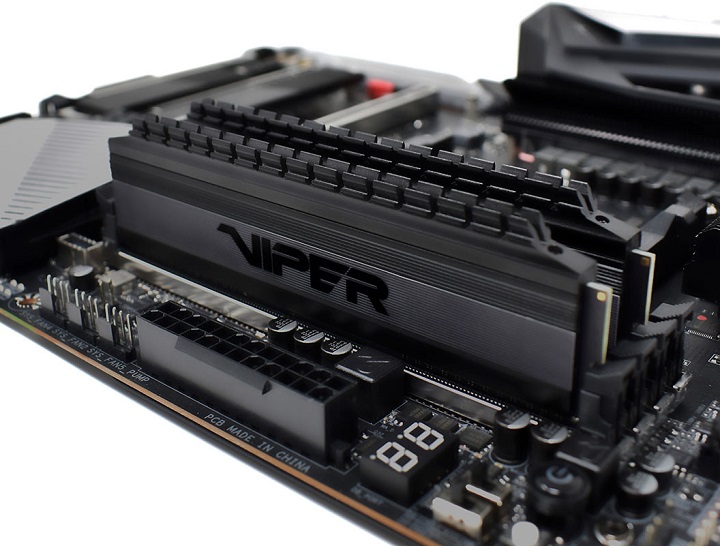 Patriot предлагает 64 ГБ (2x 32 ГБ) комплекты памяти Viper 4 Blackout DDR4-3000/3200/3600