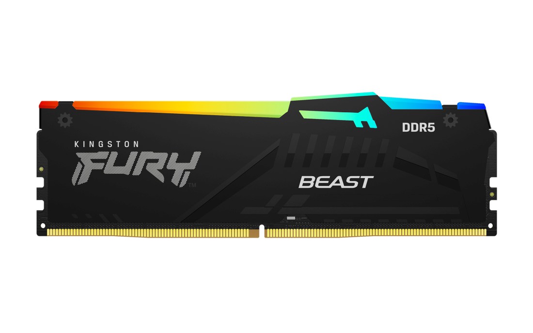 Представлена оверклокерская память Kingston FURY Beast DDR5 RGB