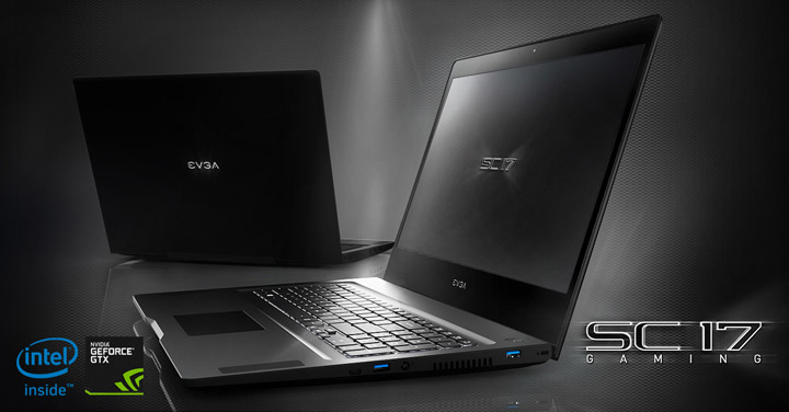 Игровой ноутбук EVGA SC17