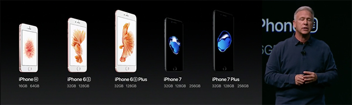 Apple представила iPhone 7, обновленную версию умных часов и беспроводную гарнитуру AirPods