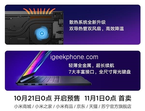 Xiaomi Mi Notebook Pro 15.6 Enhanced Edition 