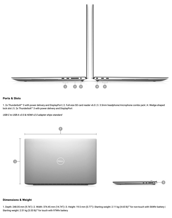 Dell XPS 17 9700