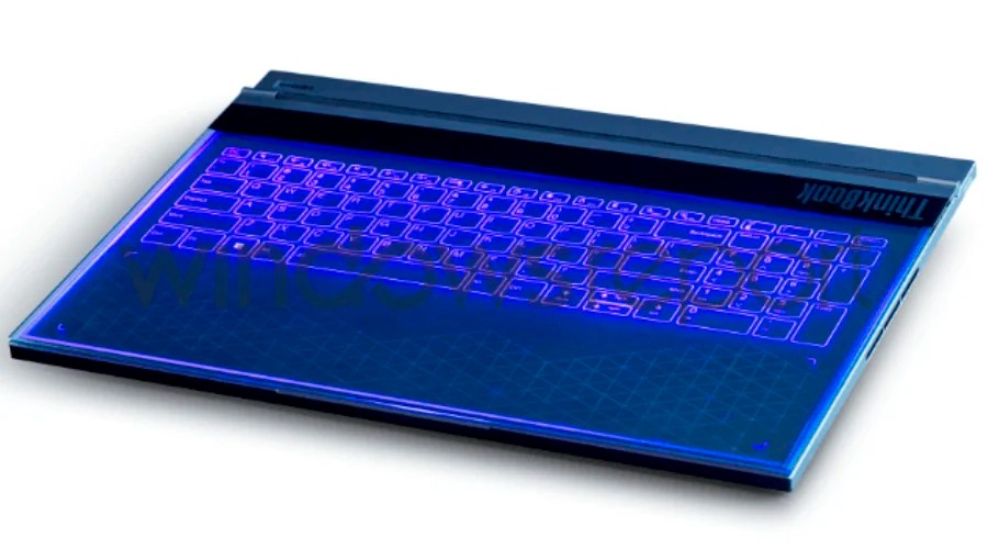 Lenovo готовит ноутбук ThinkBook с прозрачным экраном