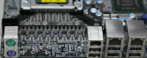 DFI LANPARTY UT X58 задняя панель