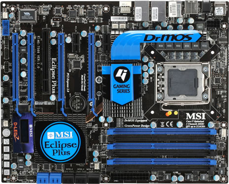 Материнская плата MSI Eclipse Plus для процессоров Core i7