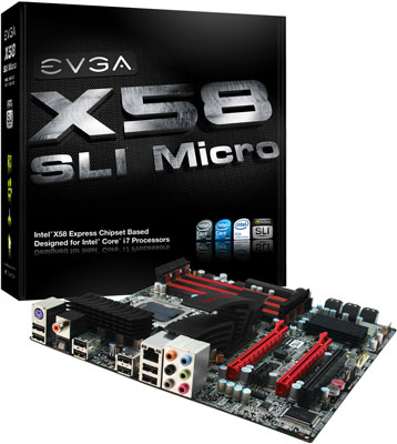 Материнская плата EVGA X58 SLI Micro Материнская плата EVGA X58 SLI Micro