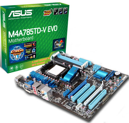 Материнская плата ASUS M4A785D-V EVO Материнская плата ASUS M4A785D-V EVO