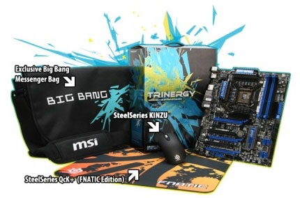 материнская плата MSI Big Bang Trinergy P55