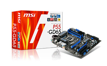 материнская плата MSI P55-GD65
