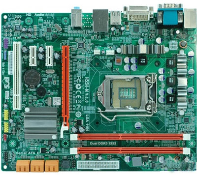 материнская плата ECS H55H-M материнская плата ECS H55H-M