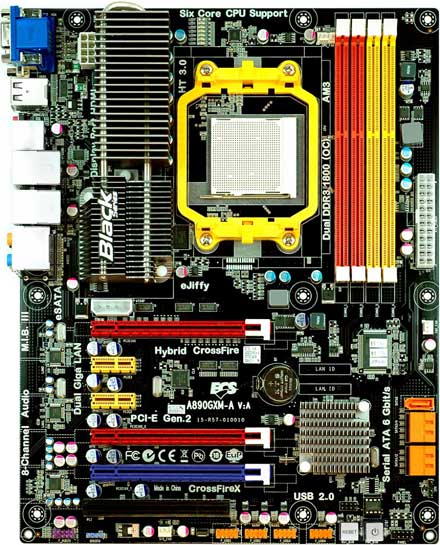 материнская плата ECS A890GXM-A Black Series