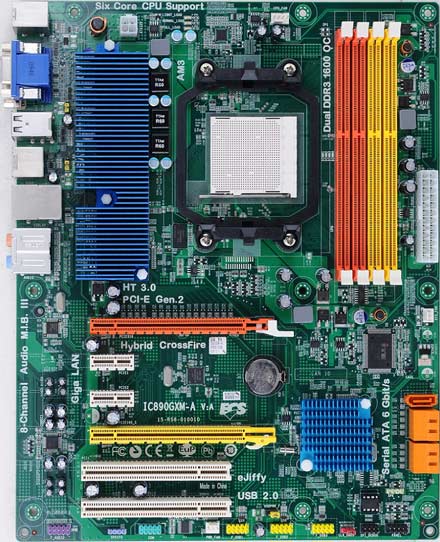 материнская плата ECS IC890GXM-A