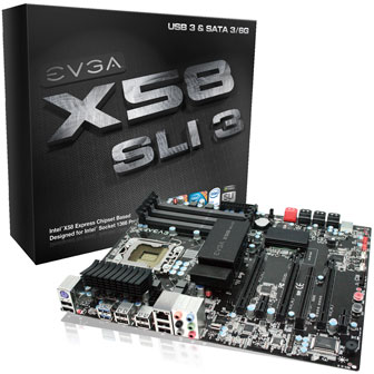 материнская плата EVGA X58 SLI3