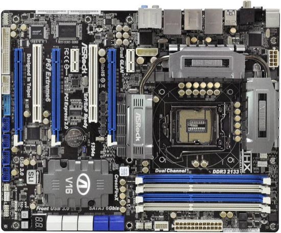 материнская плата ASRock P67 Extreme6