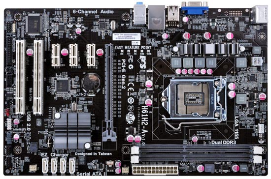 Материнская плата ECS H61H2-A Материнская плата ECS H61H2-A