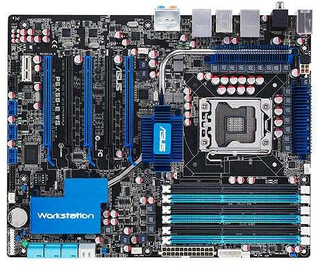 Материнская плата Asus P6X58-E WS Материнская плата Asus P6X58-E WS