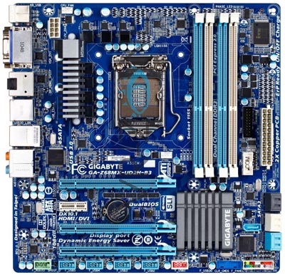 Материнская плата Gigabyte GA-Z68MX-UD2H-B3 Материнская плата Gigabyte GA-Z68MX-UD2H-B3