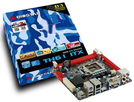 Материнская плата Biostar TH61-ITX Материнская плата Biostar TH61-ITX