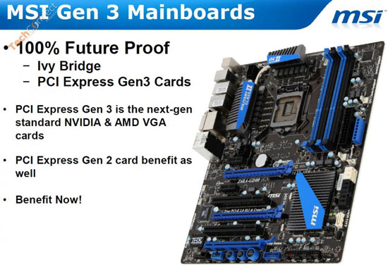 Материнские платы MSI с PCI-E 3.0