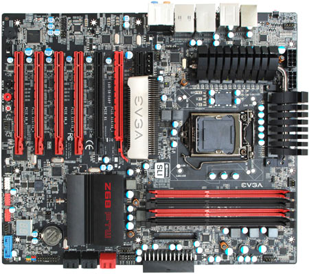 Материнская плата EVGA Z68 FTW Материнская плата EVGA Z68 FTW