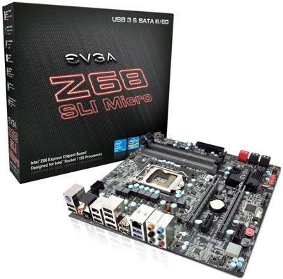 Материнская плата EVGA Z68 SLI Micro Материнская плата EVGA Z68 SLI Micro