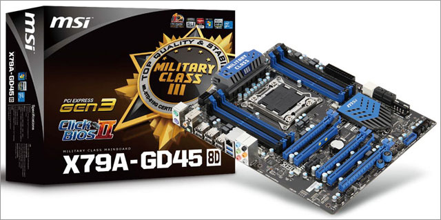 Материнская плата MSI X79A-GD45 (8D) Материнская плата MSI X79A-GD45 (8D)