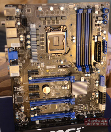 Материнская плата MSI Z77A-GD80 Материнская плата MSI Z77A-GD80