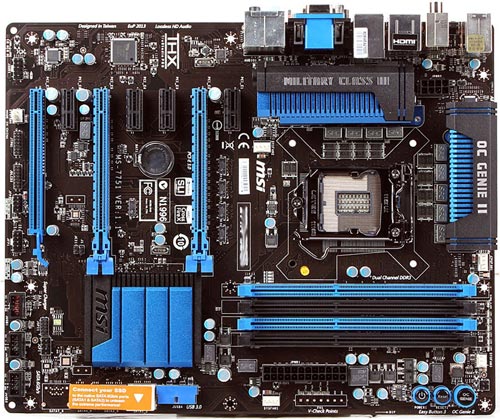 Материнская плата MSI Z77A-GD55 Материнская плата MSI Z77A-GD55