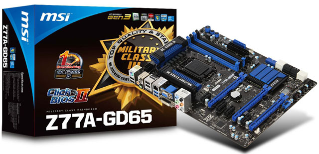 Материнская плата MSI Z77A-GD65