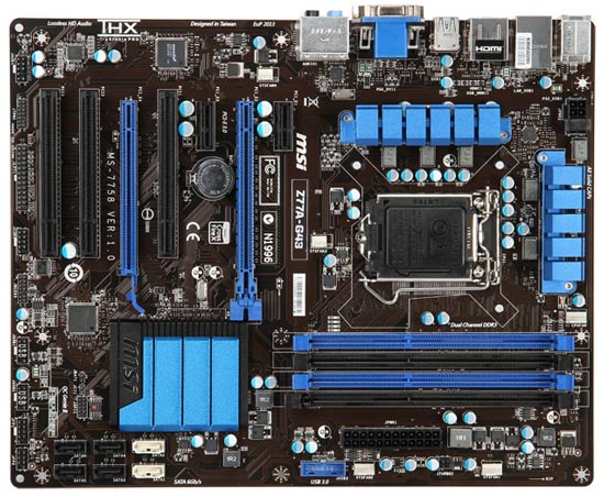 Материнская плата MSI Z77A-G43 Материнская плата MSI Z77A-G43