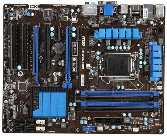 Материнская плата MSI ZH77A-G43 Материнская плата MSI ZH77A-G43