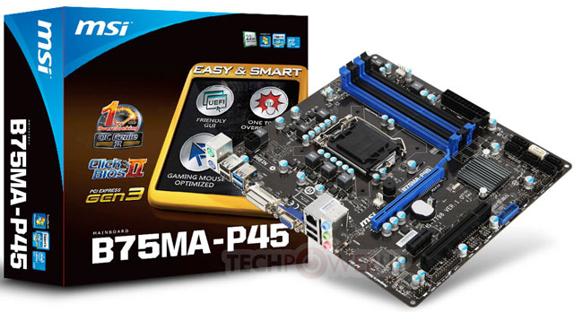 Материнская плата MSI B75MA-P45