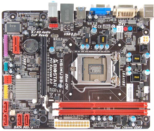 Материнская плата Biostar H61MU3B Материнская плата Biostar H61MU3B