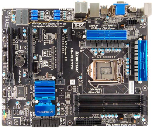 Материнская плата Biostar Hi-Fi Z77X Материнская плата Biostar Hi-Fi Z77X