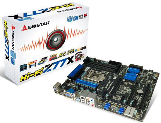 Материнская плата Biostar Hi-Fi Z77X Материнская плата Biostar Hi-Fi Z77X