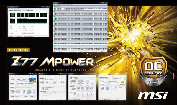 Материнская плата MSI Z77 MPower - тест