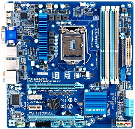 Материнская плата Gigabyte GA-Z77MX-D3H Материнская плата Gigabyte GA-Z77MX-D3H