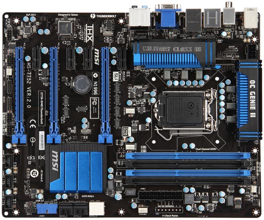 Материнская плата MSI Z77A-G45 Thunderbolt