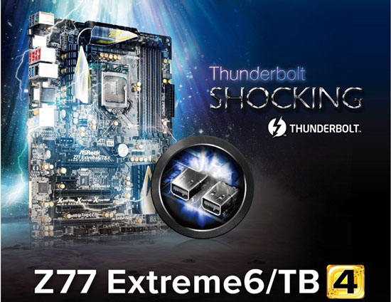 материнская плата ASRock Z77 Extreme6/TB4