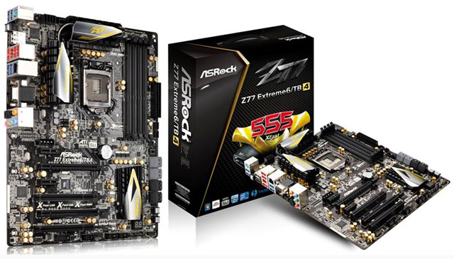 материнская плата ASRock Z77 Extreme6/TB4
