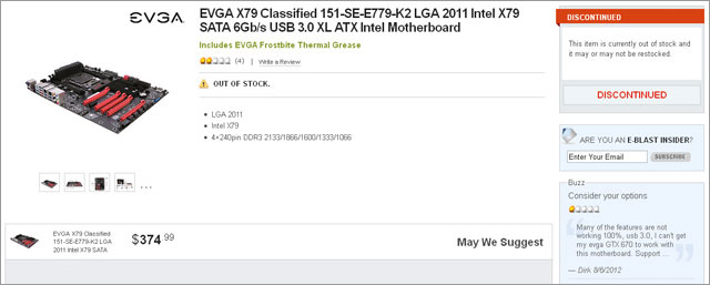 EVGA X79 Classified - Newegg