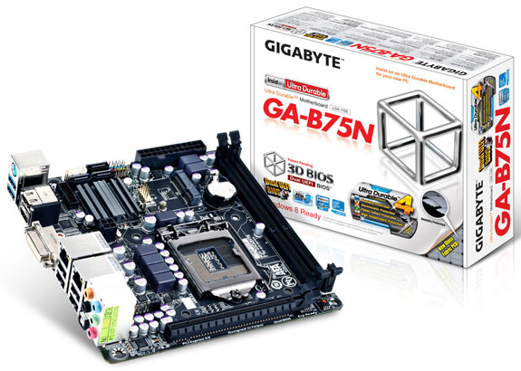 Материнская плата Gigabyte GA-B75N Материнская плата Gigabyte GA-B75N
