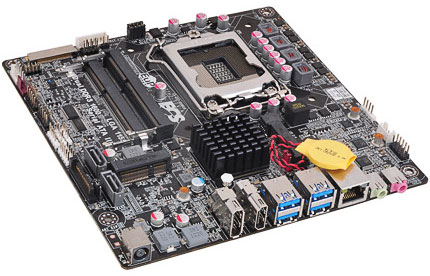 Материнская плата ECS Q77H2-TI