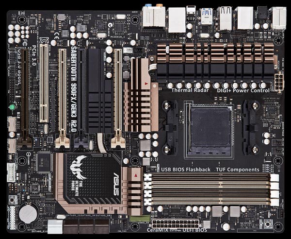 Материнская плата Asus Sabertooth 990FX/Gen3 R2.0 Материнская плата Asus Sabertooth 990FX/Gen3 R2.0