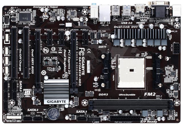 Материнская плата Gigabyte GA-F2A85X-HD3
