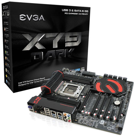 материнская плата EVGA X79 Dark