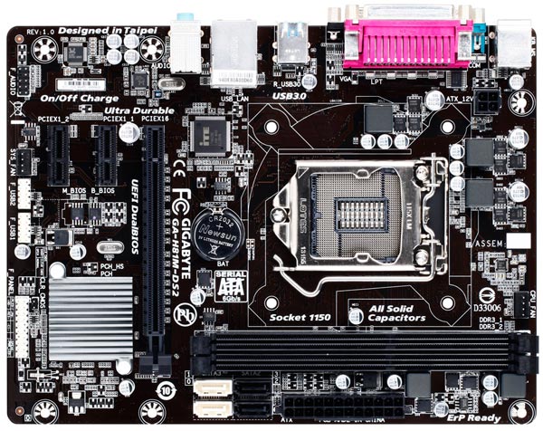 Материнская плата Gigabyte GA-H81M-DS2