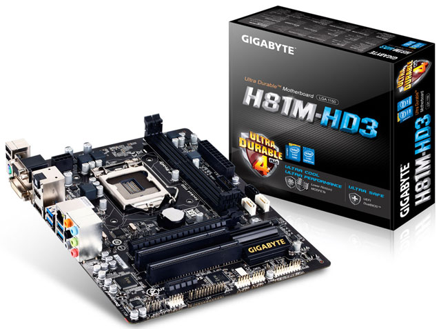 Материнская плата Gigabyte GA-H81M-HD3