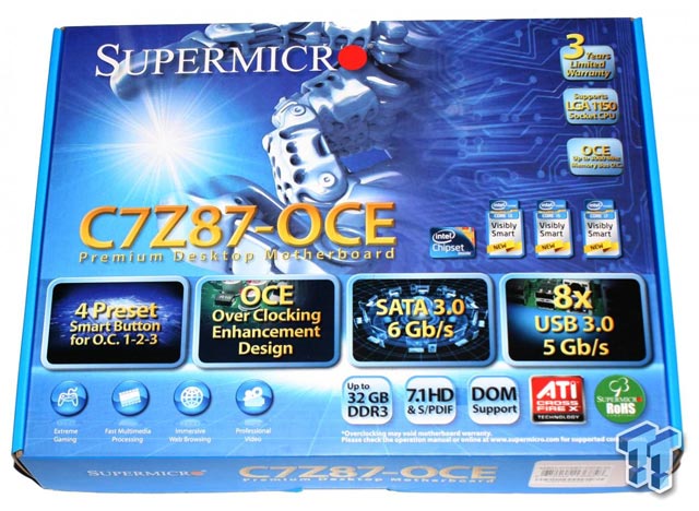 Материнская плата Supermicro C7Z87-OCE